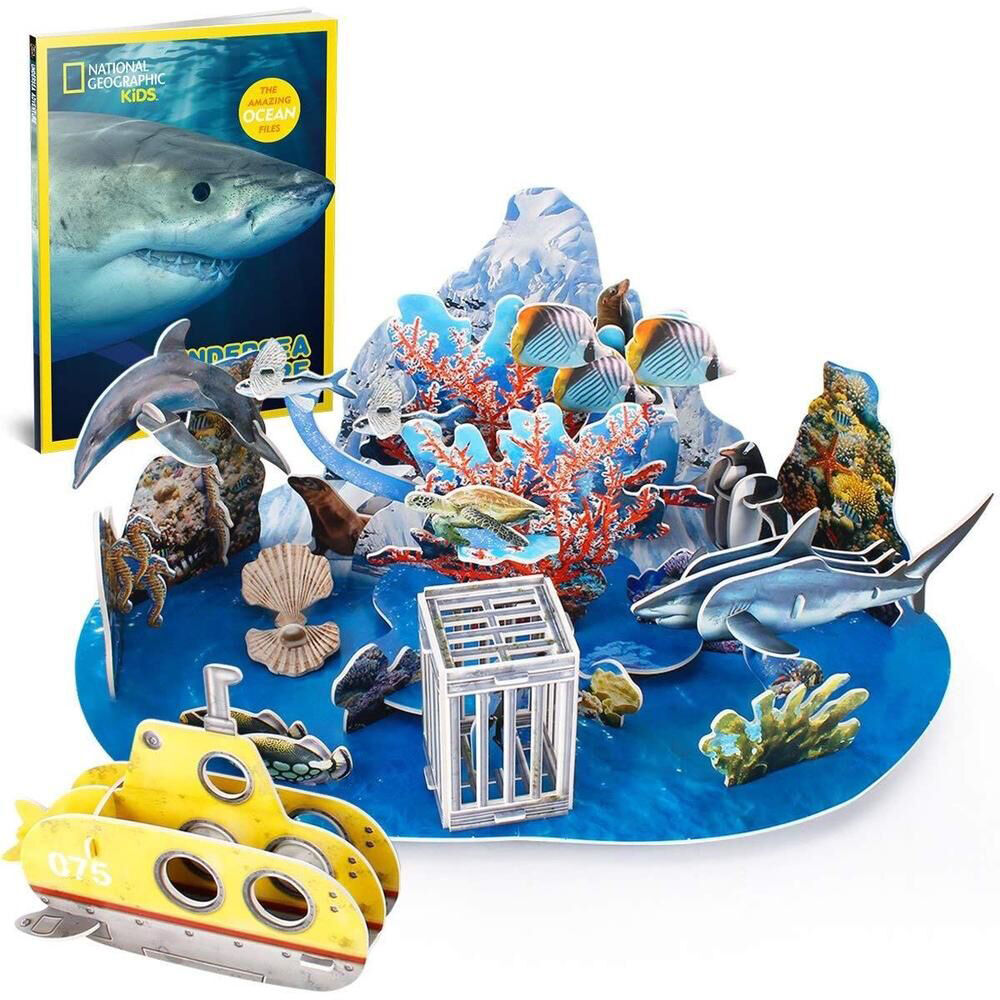 National Geographic Undersea Adventure Kids/Childrens 3D Puzzle 8y+