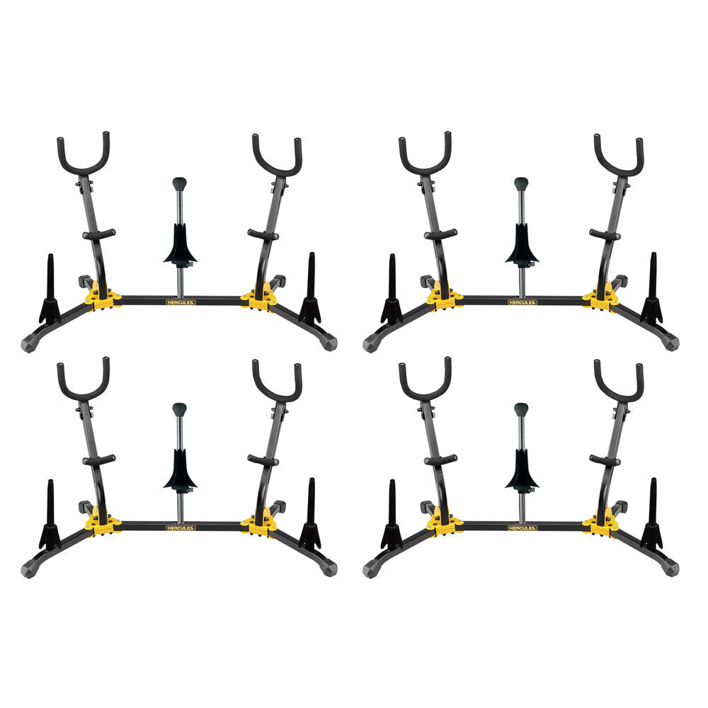 4PK Hercules Alto/Tenor Soprano Saxophone and Flute/Clarinet Stand