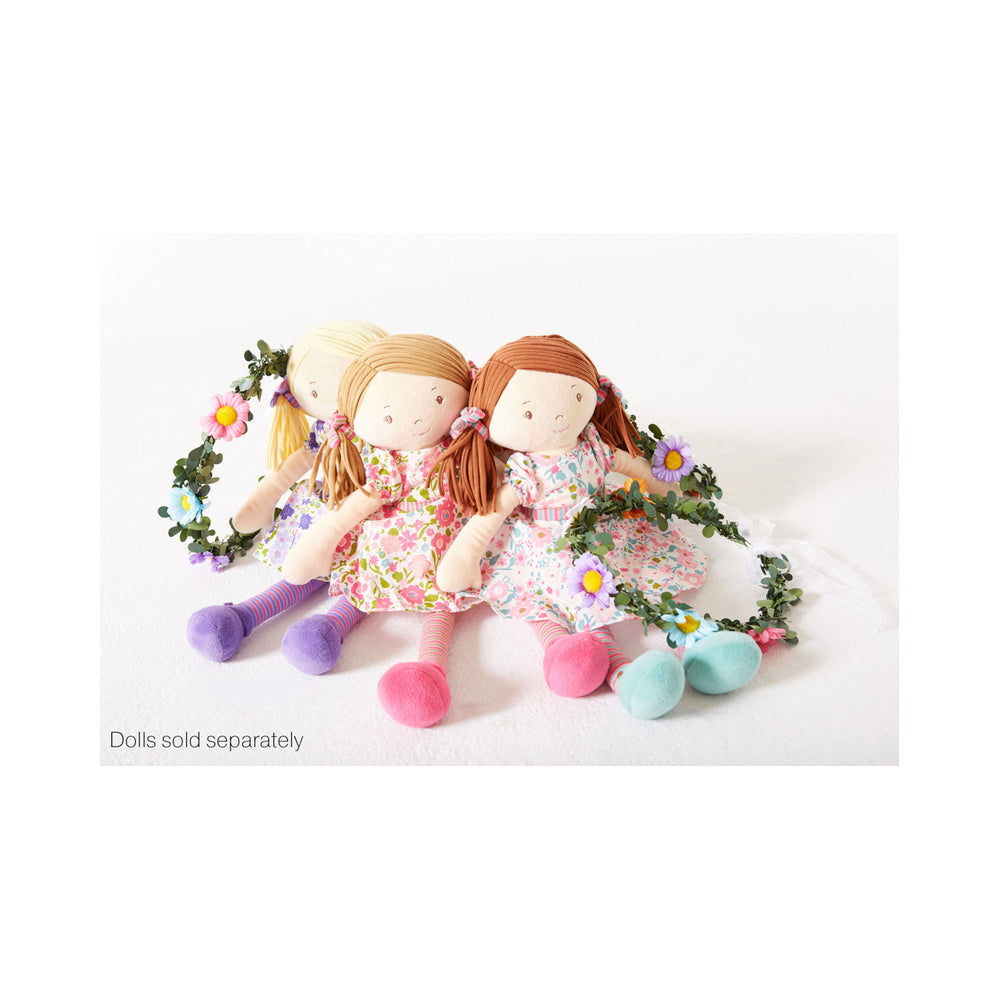 Bonikka Katy Dames Doll 40cm Plush Toy w/ Brown Hair 0m+