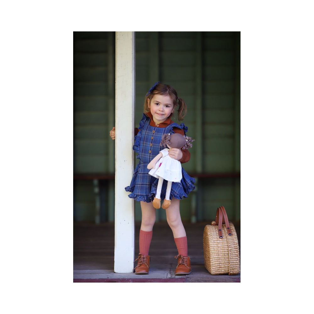 Bonikka Cecilia Linen Doll 42cm Soft Toy w/ Brown Hair 0m+