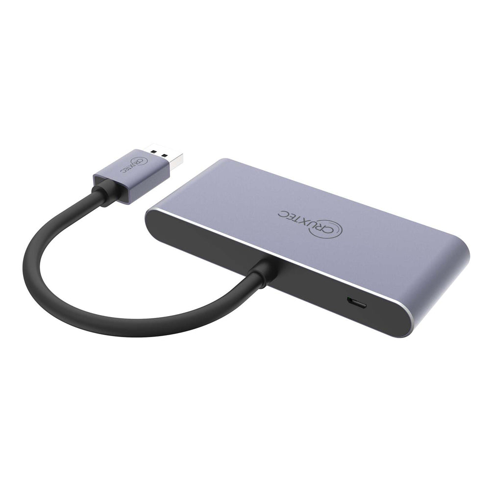 Cruxtec DisplayPort to 3x HDMI Multi-Monitor 8K Adapter
