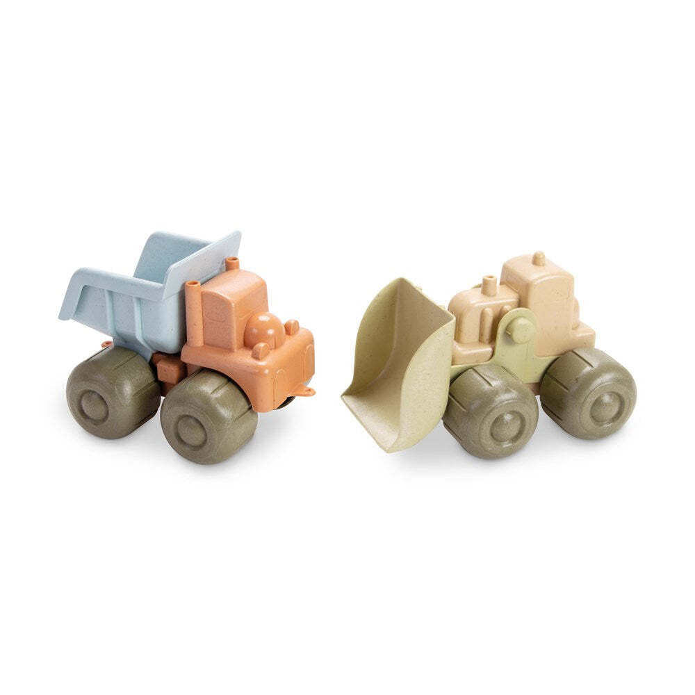 2pc Dantoy BIOplastic Construction Vehicle Kids Sandpit Toy Set 2y+