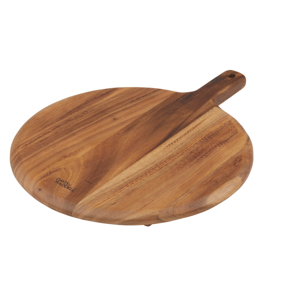 Davis & Waddell Arden Acacia Wood Paddle Board Round 50x42cm - Natural