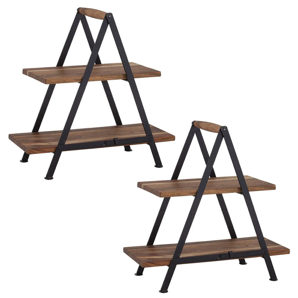 2PK Davis & Waddell Fine Foods Two Tier Serving Stand - Taste