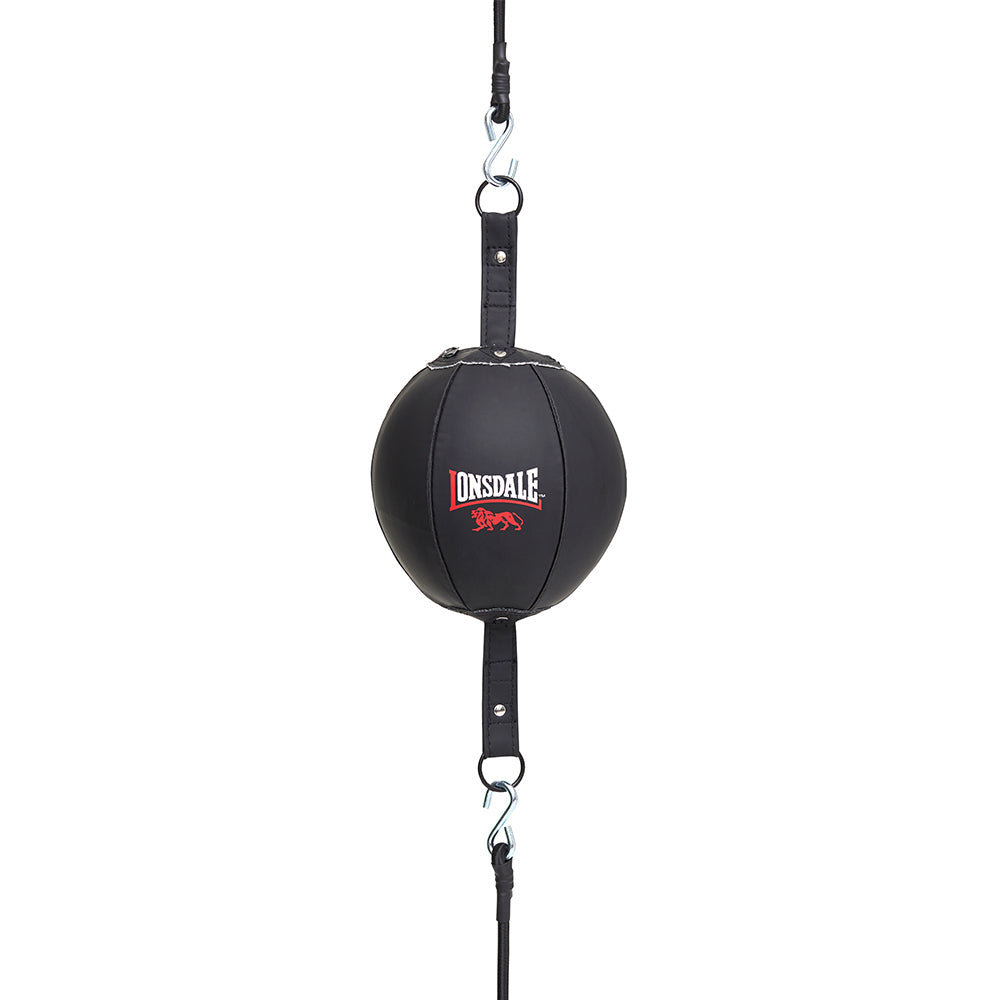 Lonsdale Floor To Ceiling Boxing Speed Strike Bag Black