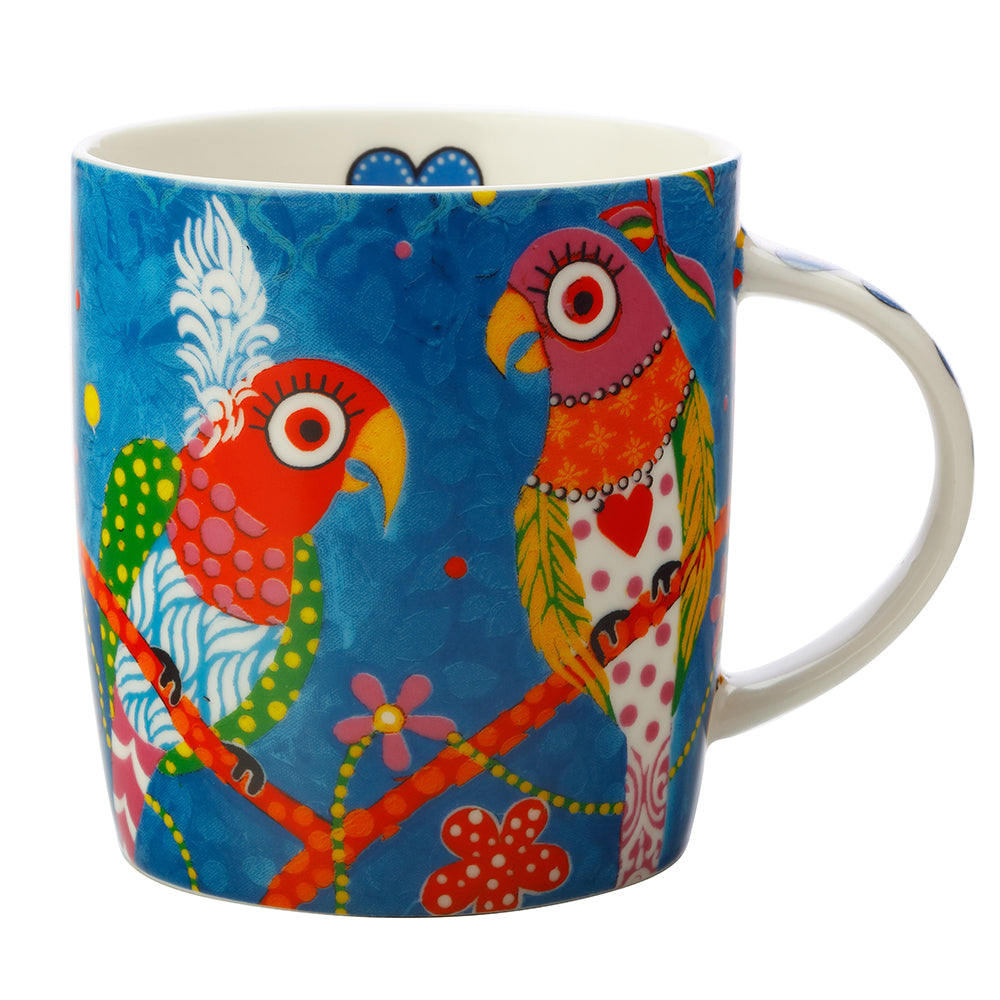 6PK Maxwell & Williams 370ml Love Heart Mug - Rainbow Girls