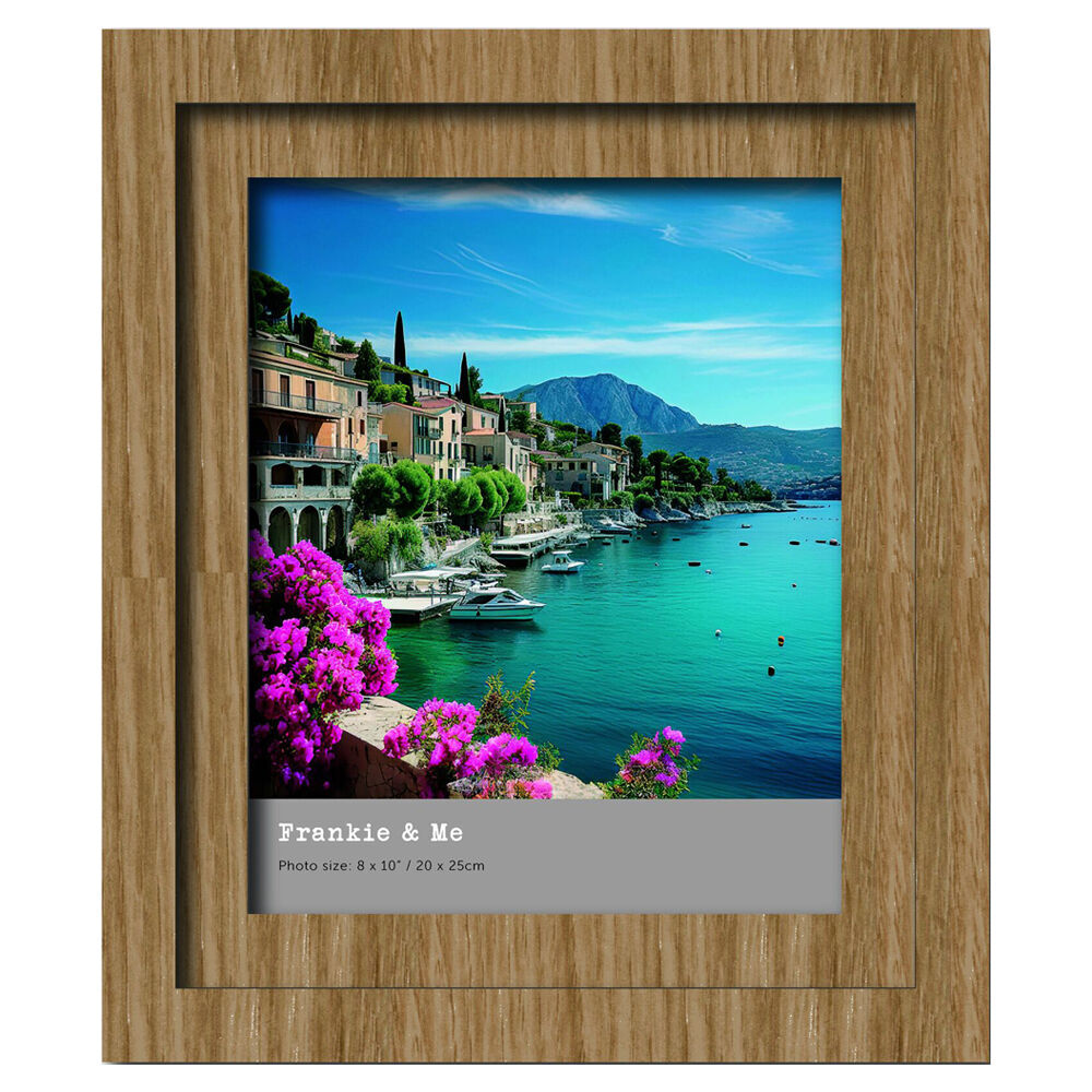 3PK Frankie & Me Wooden Split Level 8x10'' Picture Frame Home/Office Decor Oak