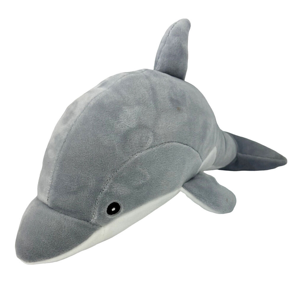 2PK Momoko Dolphin Animal Stuffed Doll Kids/Children Soft Plush Toy 35x10x15cm Grey