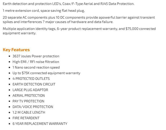 THOR SMART PROTECT 4 SMART TECPOWER PROTECTION & FILTRATION