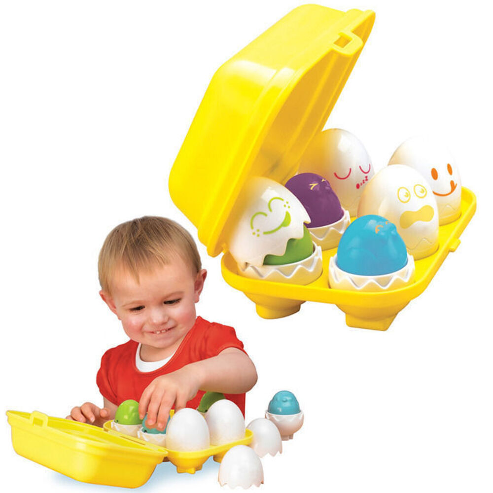 Tomy Hide N Squeak Eggs Learning Activity Game/Toy for Baby/Infant/Toddler/Child