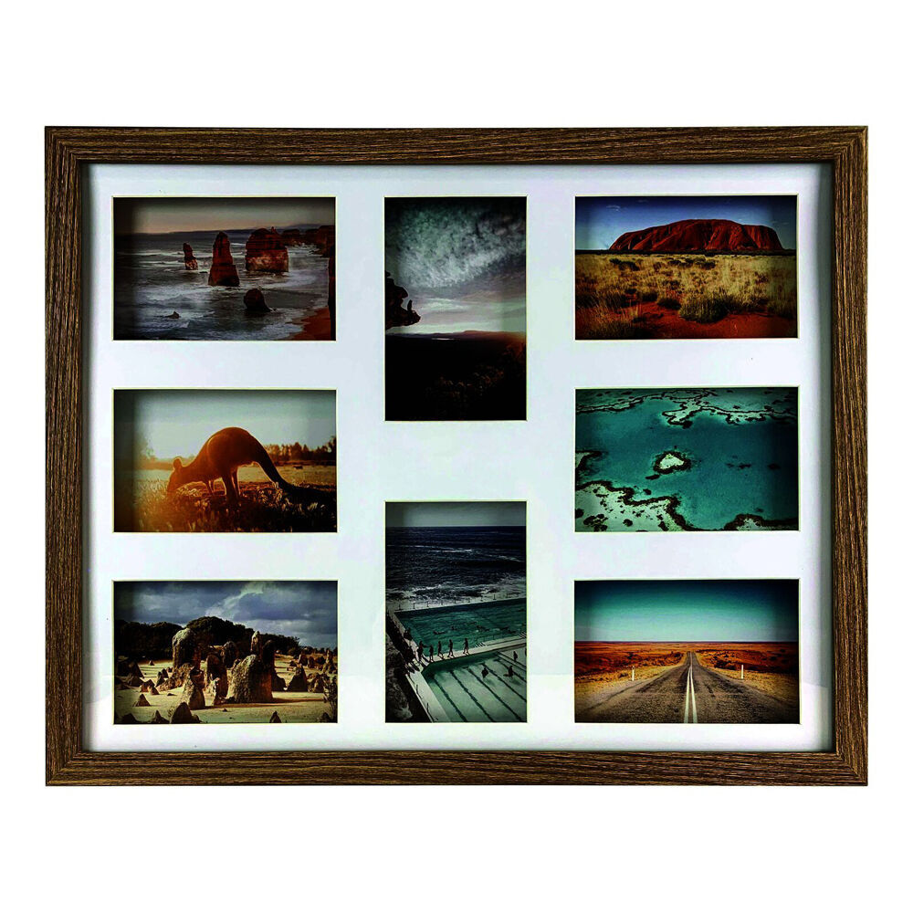 2PK Frankie & Me Shadow 16x20'' Picture Frame Photo Holder Home Decor Dark Oak