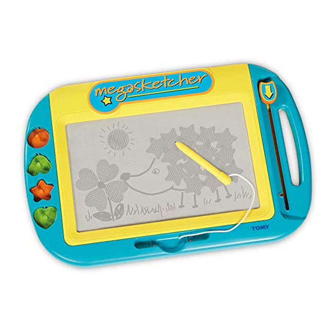 Tomy Megasketcher Motorised Magnetic Drawing Board Kids 3y+