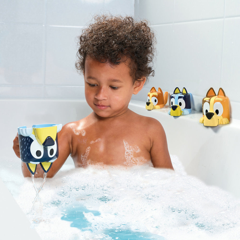 Bluey Family Pourers Bath Kids/Children Splash & Float Bath Toys 18m+