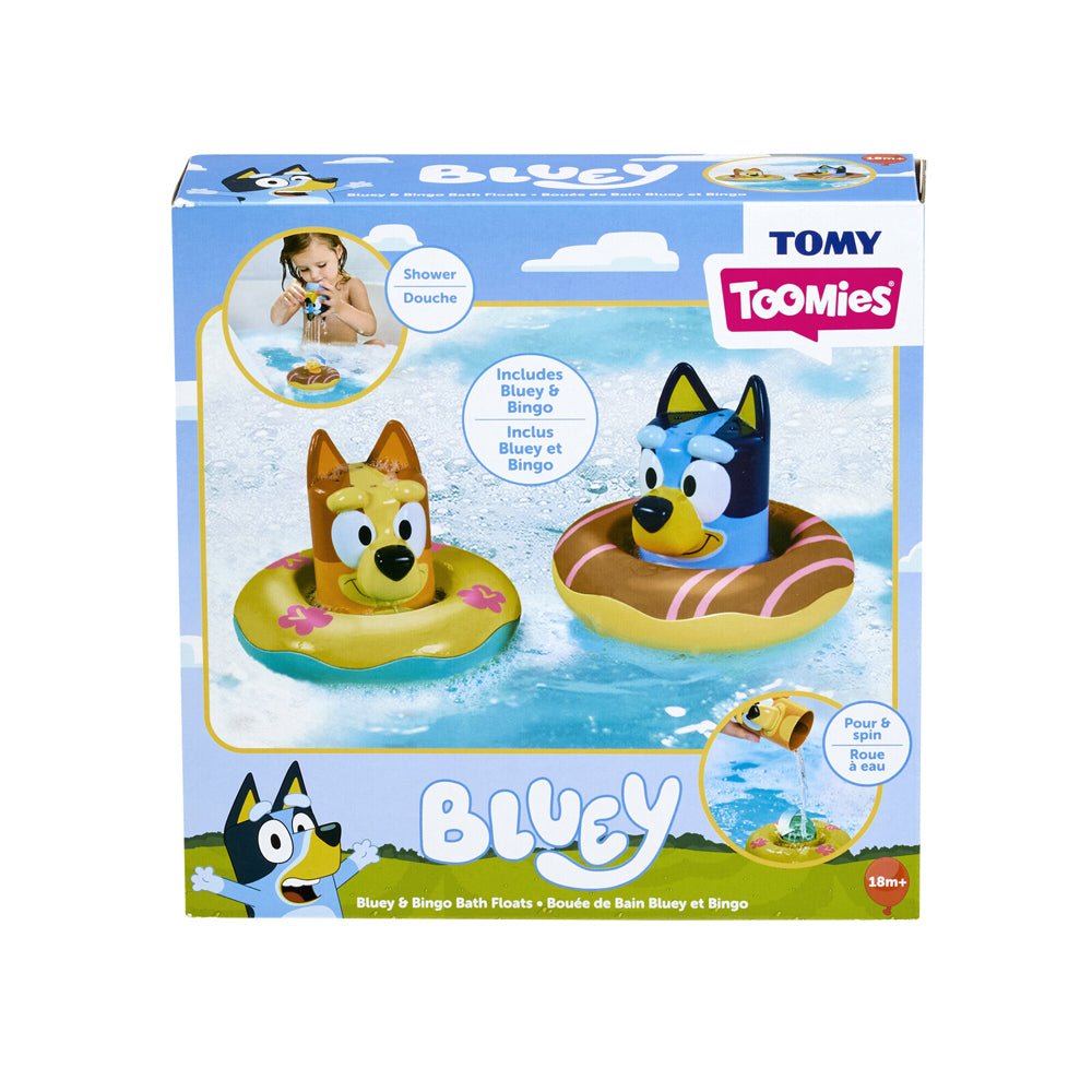 2pc Bluey Bath Floats Kids/Childrens Play Toy Set 18m+