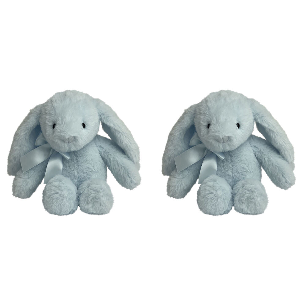 2PK Momoko Bunny Stuffed Animal Kids/Children Soft Doll Plush Toy 25cm Blue
