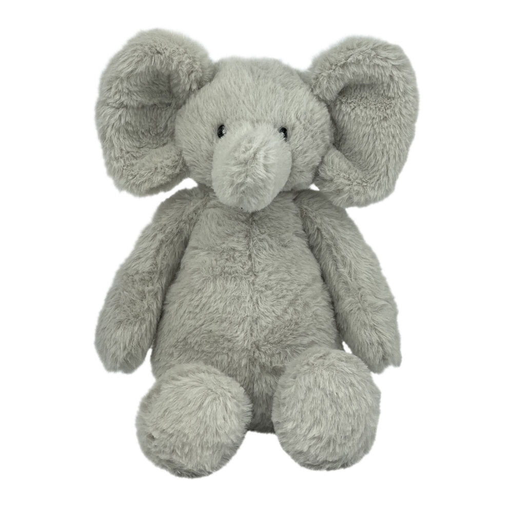 Momoko Baby Elephant Animal Stuffed Doll Kids/Children Soft Plush Toy 23cm Grey