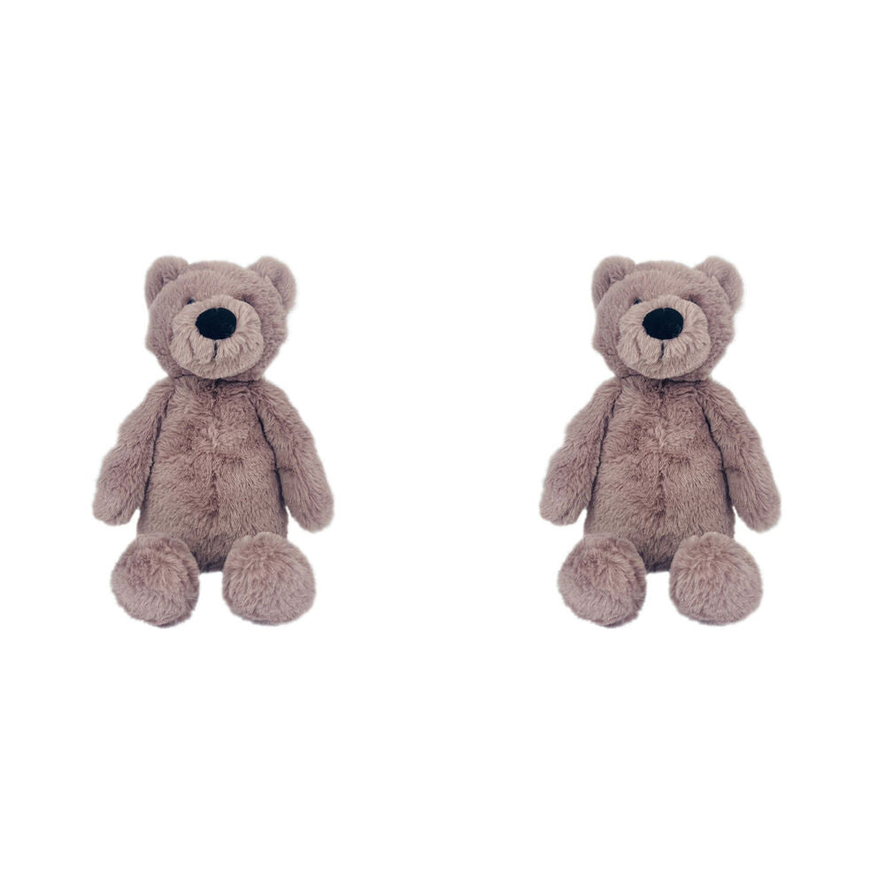 2PK Momoko Baby Teddy Bear Animal Stuffed Doll Kids Soft Plush Toy 23cm Brown