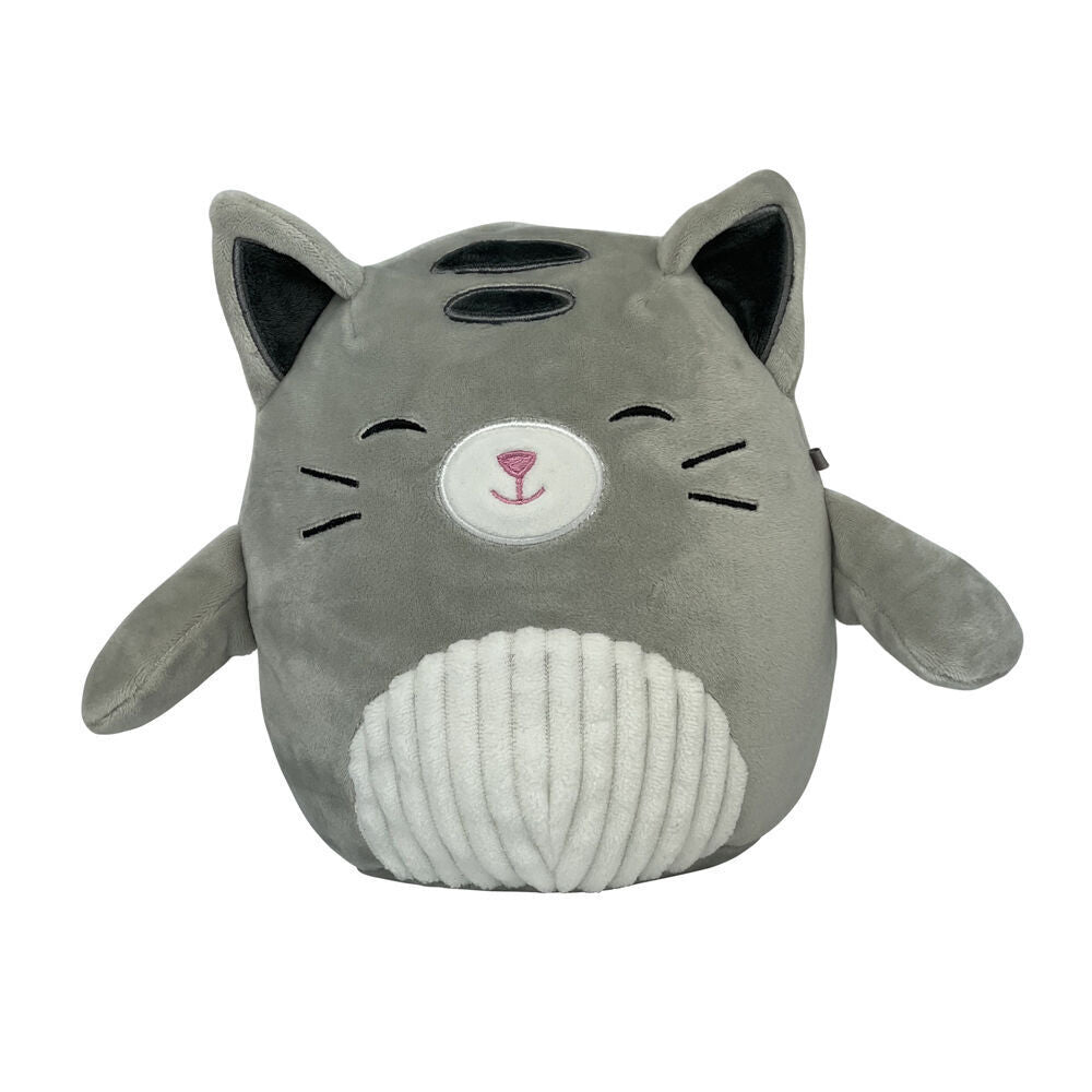 2PK Momoko Squish Cat Animal Stuffed Doll Kids/Children Soft Plush Toy 25cm Grey