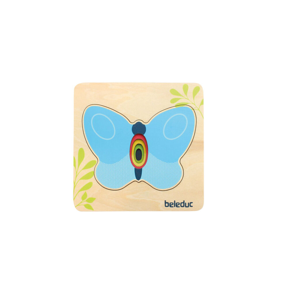 Beleduc Layer Puzzle Butterfly Motor Skills Educational Toy Kids/Children - 3y+