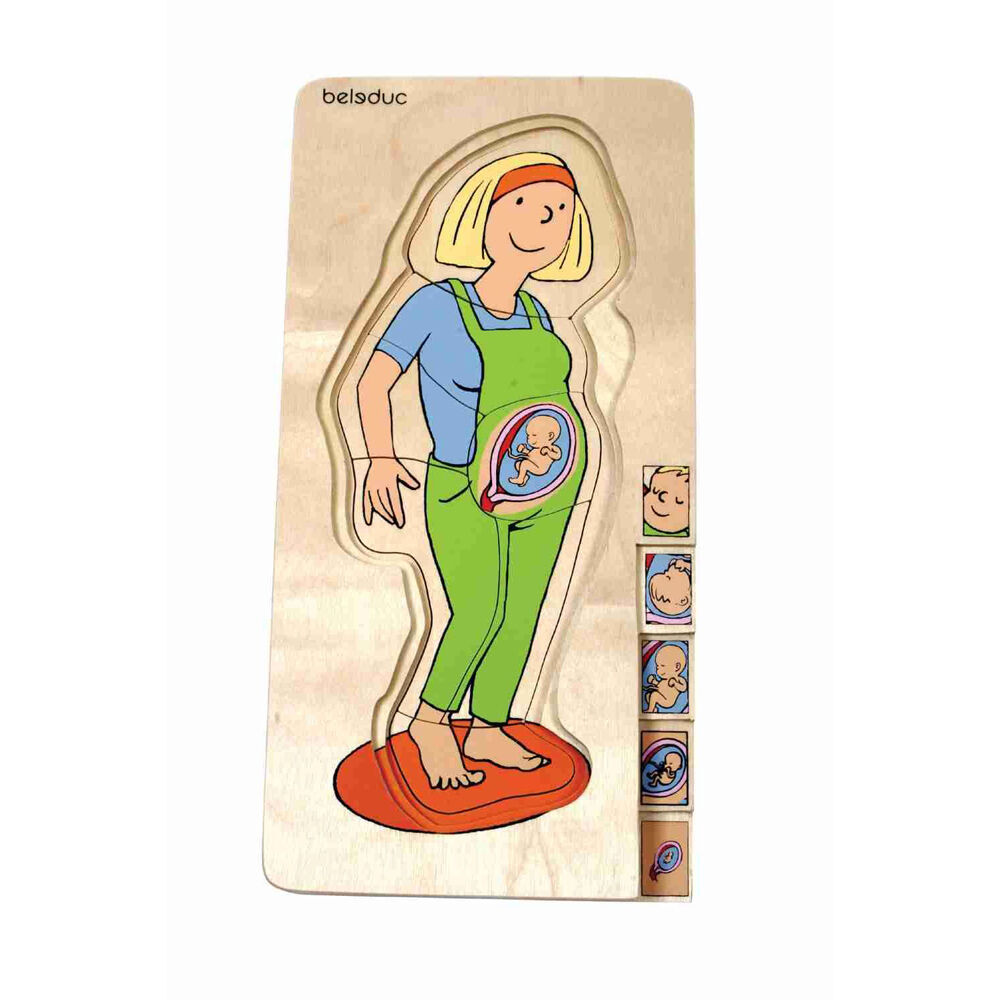 27pc Beleduc Multilayer Puzzle Your Body Mother & Baby Kids/Children - 3y+