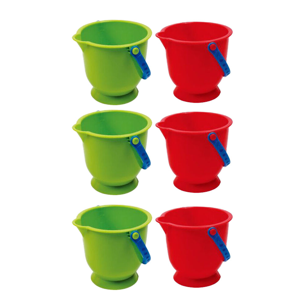 3PK Beleduc Bucket with Spout Educational Sandpit Play Toy Kids/Children - 3y+