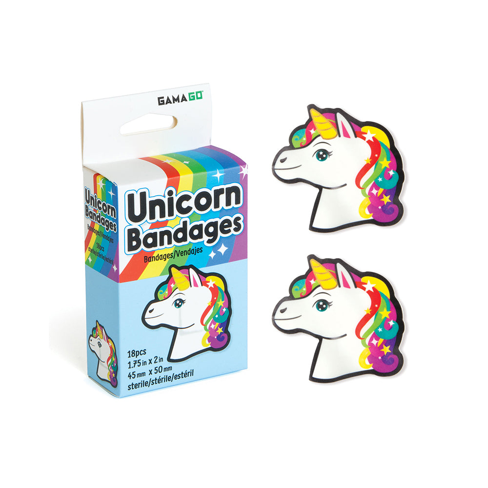 54pc Gamago Unicorn Bandages Wound/Cut Plaster Set 1.75x2in
