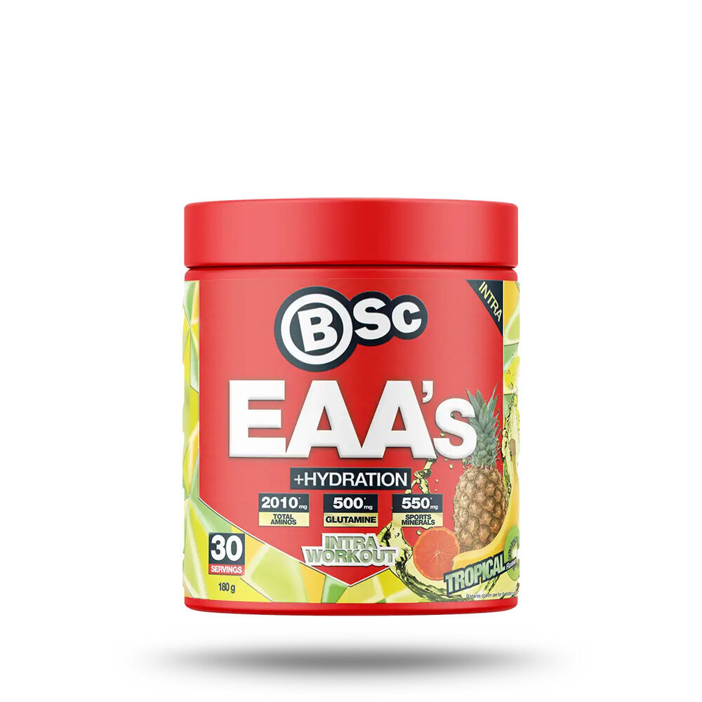 2PK BSc EAA’s + Hydration Powder Intra Workout 30 Serves 180g Tropical