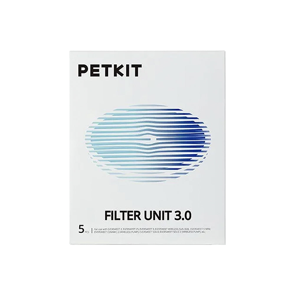 5pc Petkit Unit 3.0 Pet Fountain Replacement Water Cleaning Filter