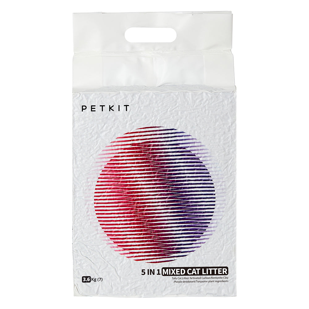 Petkit 5-in-1 Active Carbon 7L Mixed Tofu Cat Litter