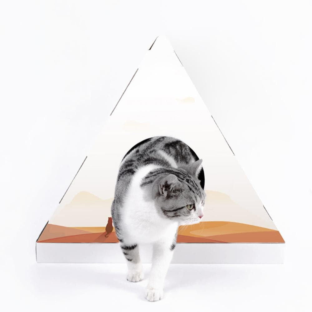 Petkit Cardboard Cat Scratcher Pyramid House