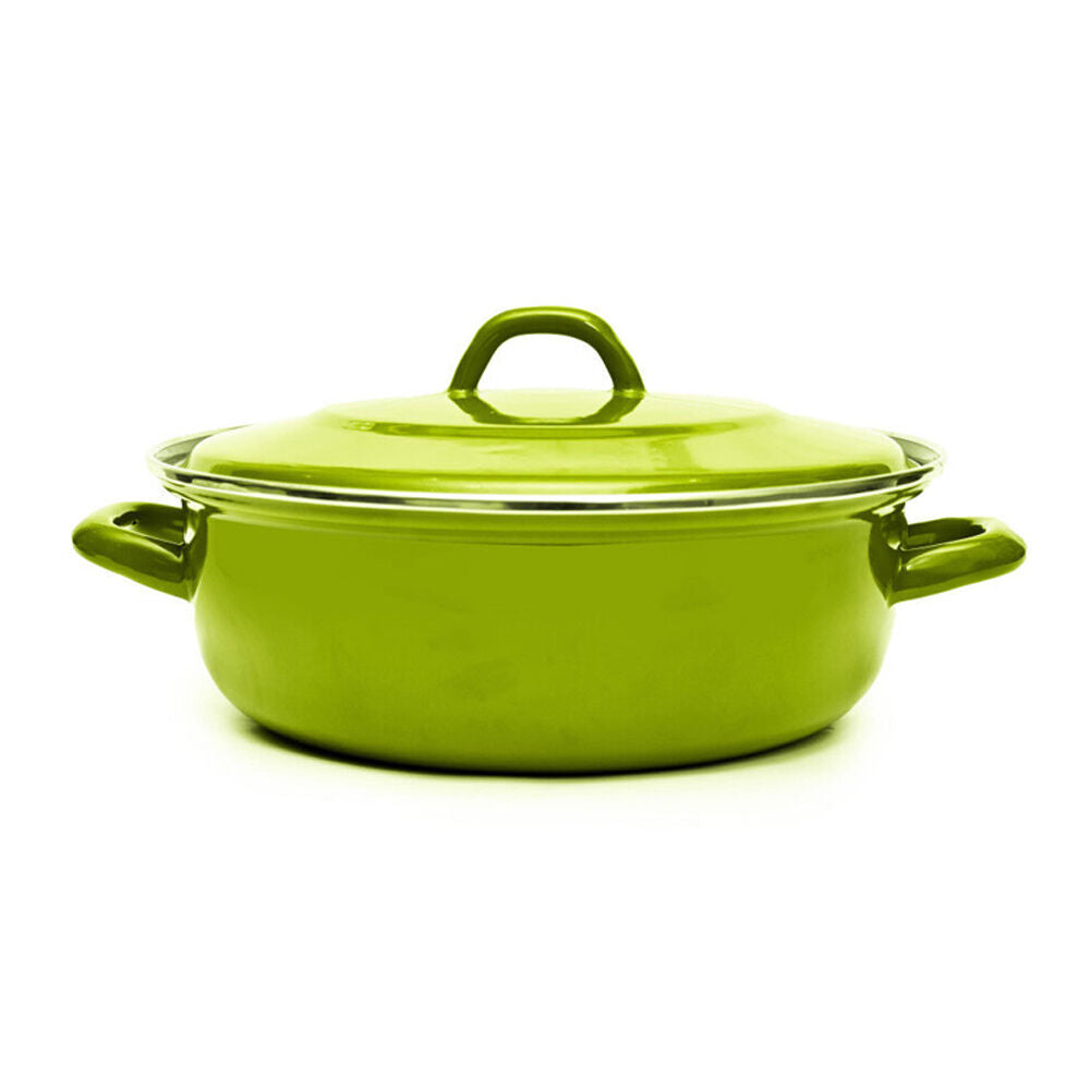 Classica 22cm Heavy Gauge Casserole w/ Lid Apple Green Kitchen