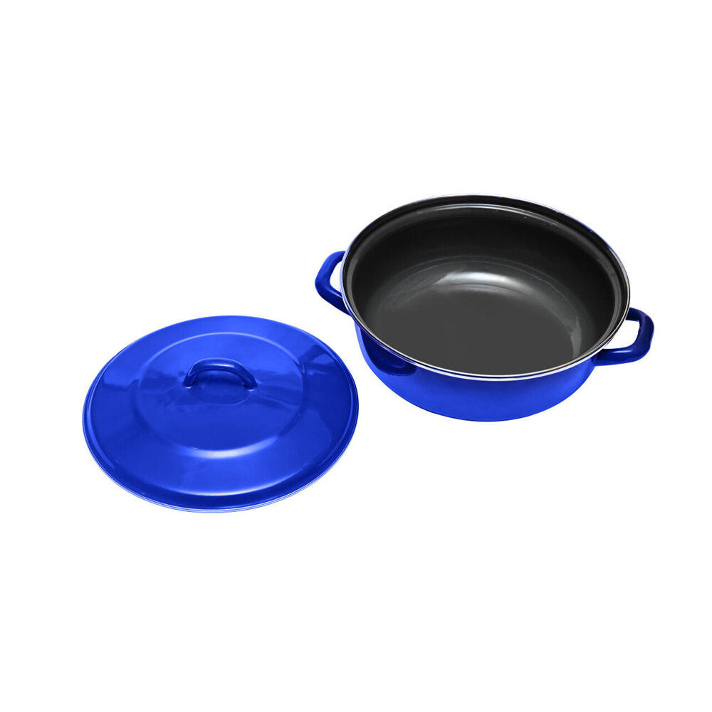 Classica 22cm Heavy Gauge Casserole w/ Lid Royal Blue Kitchen
