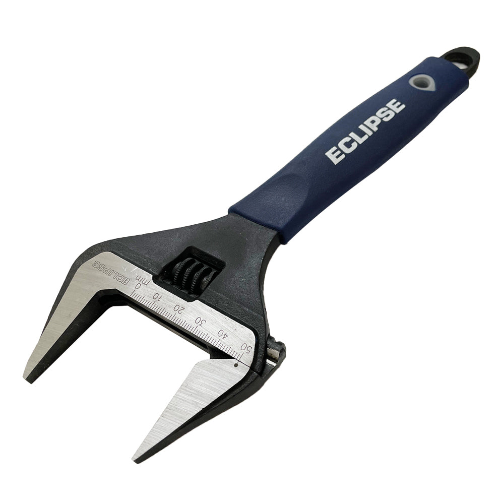 Eclipse Pro Tools Extra Wide Jaw Adjustable Steel Wrench 250mm - Blue