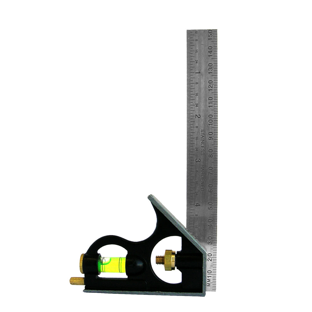 2PK Eclipse Pro Tools Combination Square Metric/Imperial 150mm Stainless Steel