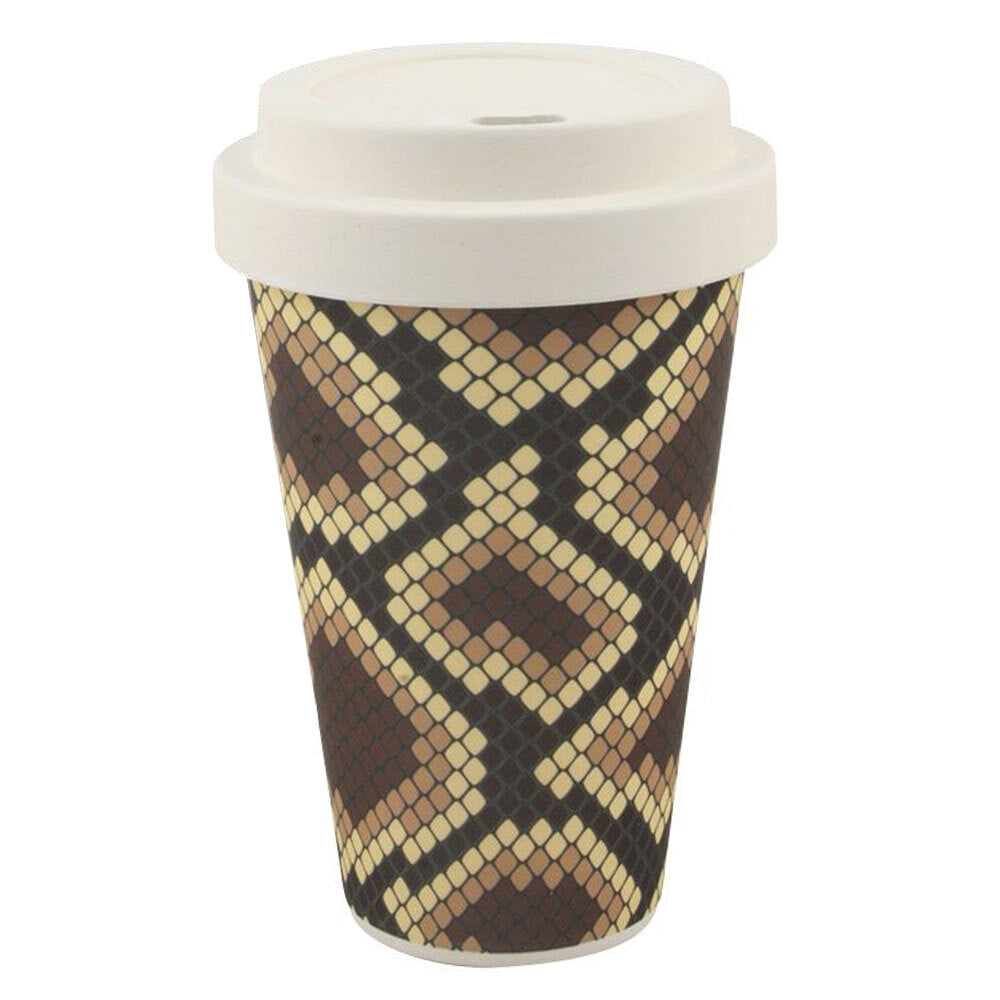 Keycraft Bamboo Travel Mug - Snake Skin