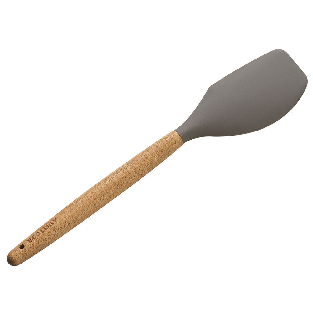2pc Ecology Provisions 31.5cm Acacia & Silicone Spatulas - Grey