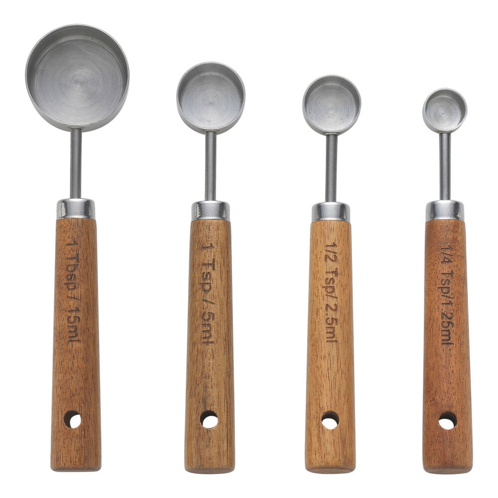 8pc Ecology Provisions Stainless Steel Measuring Spoons Set