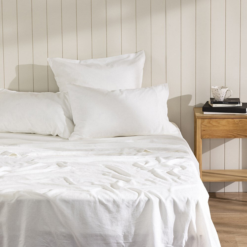 Ecology Dream Quilt Cover Size Queen White Bedding