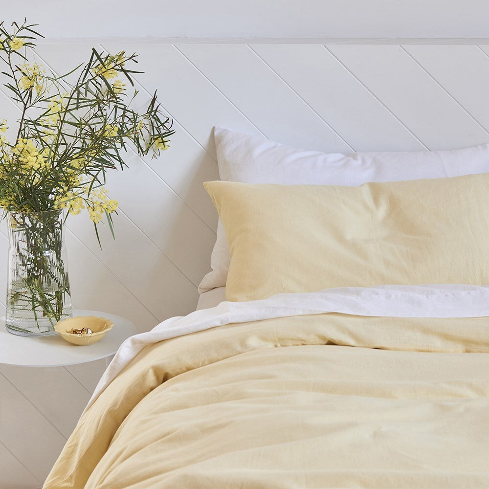 Ecology Dream Euro Pillowcase Size 65 x 65cm Dandelion Bedding
