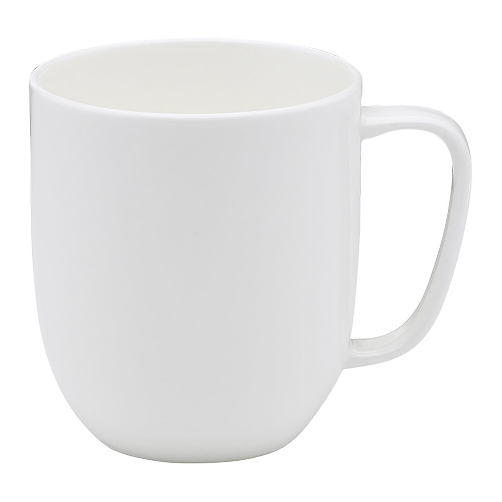 6PK Ecology 380ml Canvas Coupe Mug Coffee/Tea Tableware - White