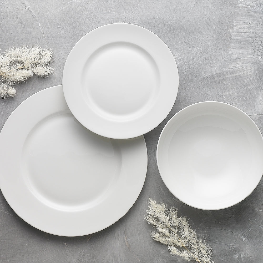 Ecology 18.5cm Canvas Bowl Coupe Dinnerware - White