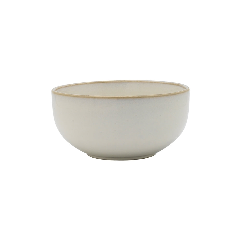 6PK Ecology Stoneware Dinnerware Element Noodle Bowl 14cm Blanc