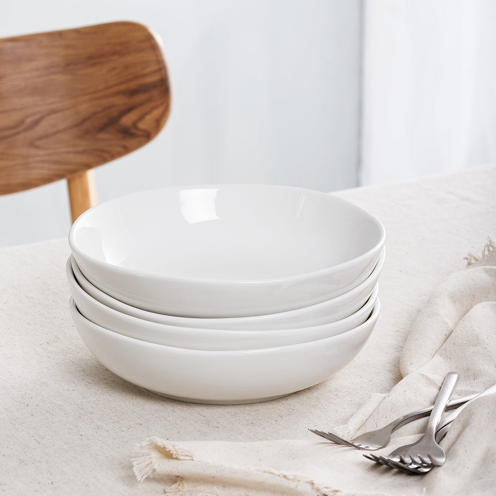 4PK Ecology Elegant Kitchenware Porcelain Haven Dinner Bowl 22cm