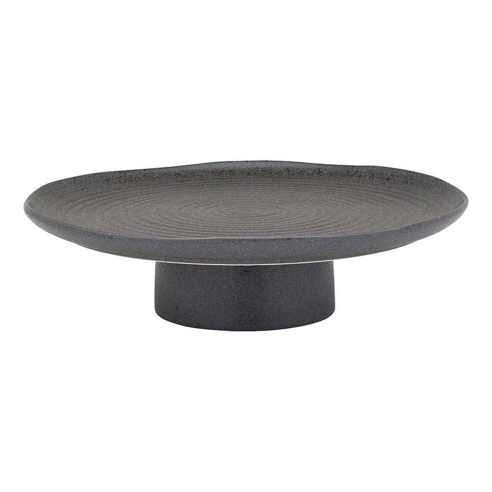 Ecology Ottawa Stoneware Cake Stand 32x8.5cm - Stone