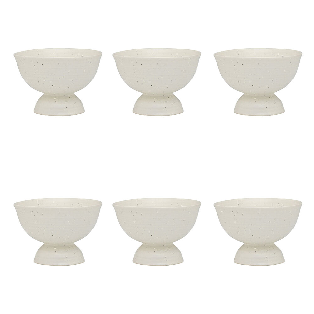 6PK Ecology Ottawa Stoneware Coupe Bowl Tableware 13cm - Calico