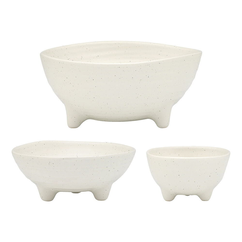 3pc Ecology Ottawa Stoneware Nesting Bowls Tableware Calico