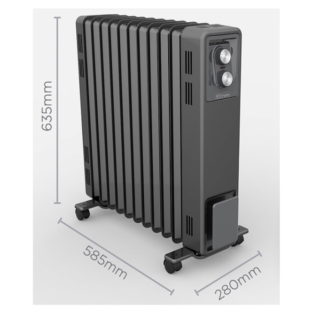 Dimplex 2.4kW Oil Free Column Heater - Black