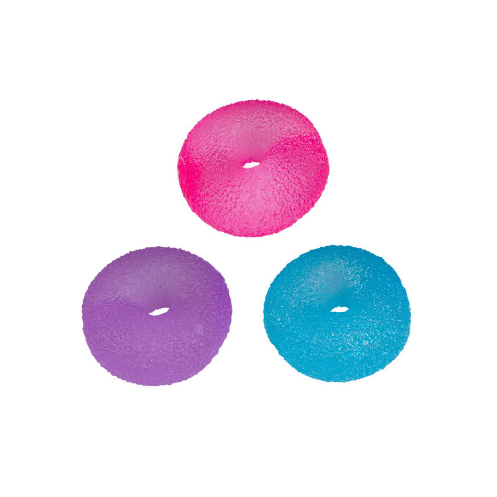 4PK Smooshos Super Squeeze Doughnut Gid Soft Multi-Coloured Squishy Toy Assorted