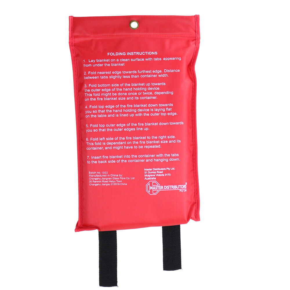 2PK Everyday Fire Blanket 1m x 1m Essential Survival Safety