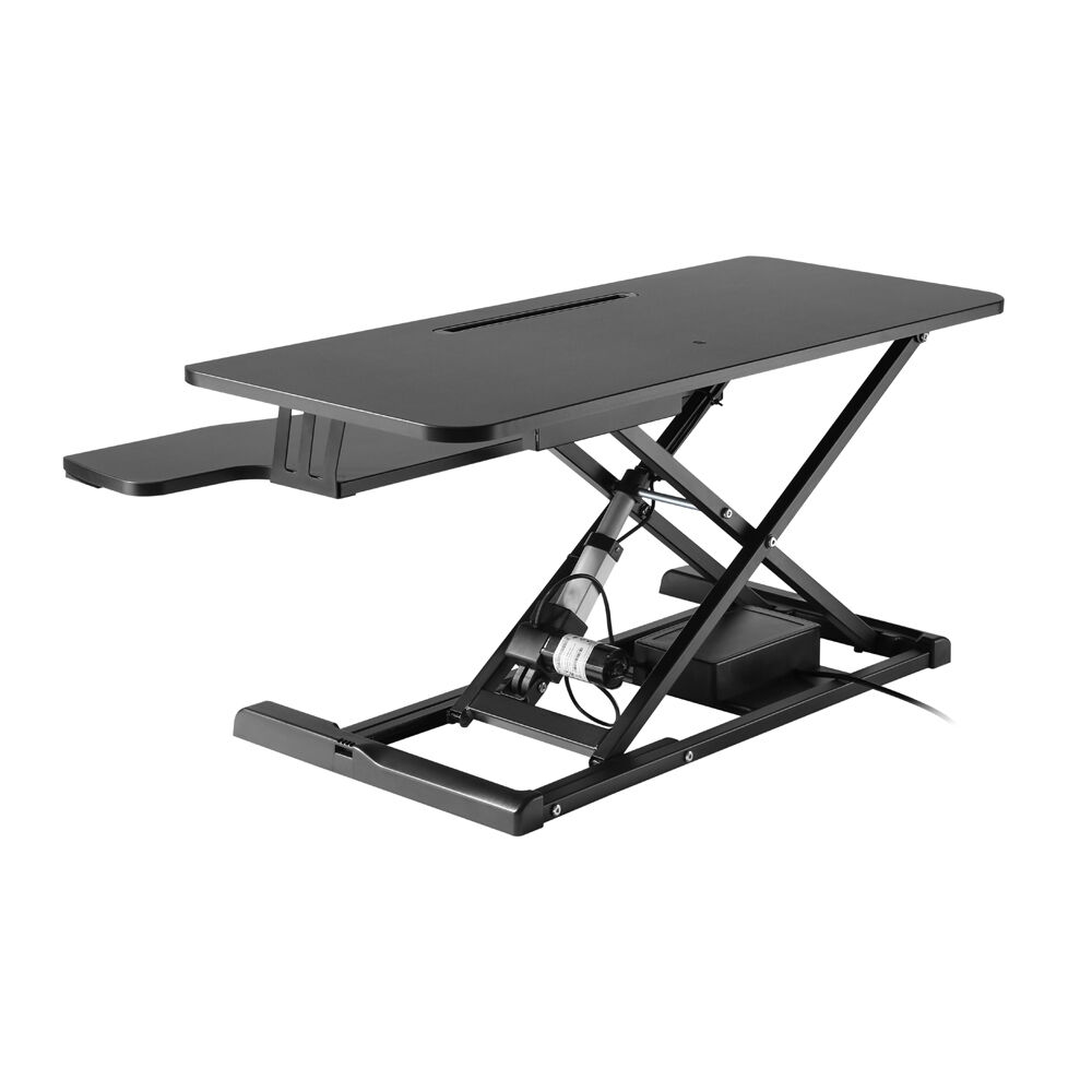 Ergovida Electric Desktop Sit/Stand Workstation 95x40cm - Black